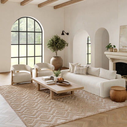 Nourison Home Versatile  Natural Beige  Contemporary