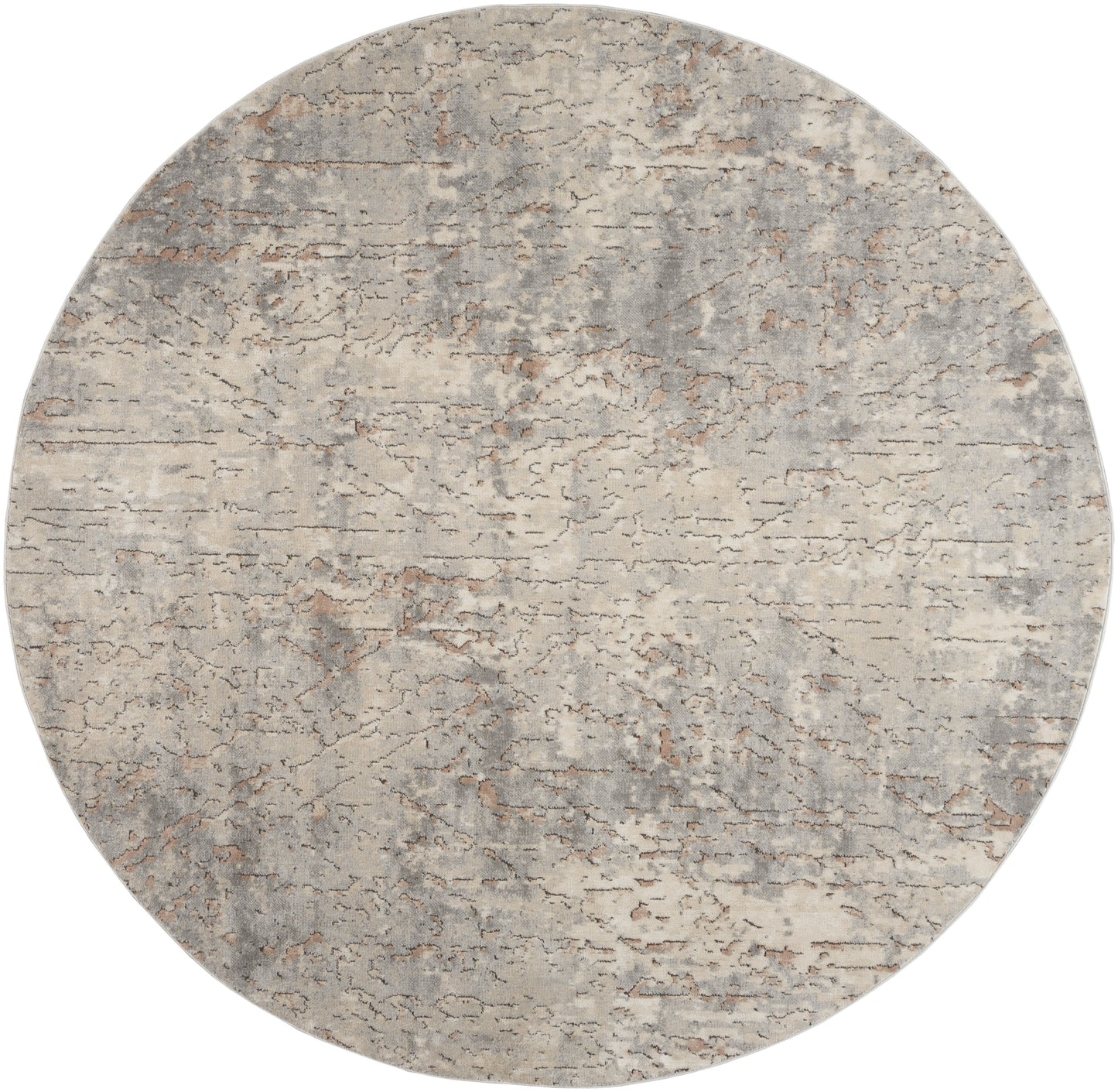 Nourison Home Quarry QUA03 Beige Grey Contemporary Power-loomed Rugs