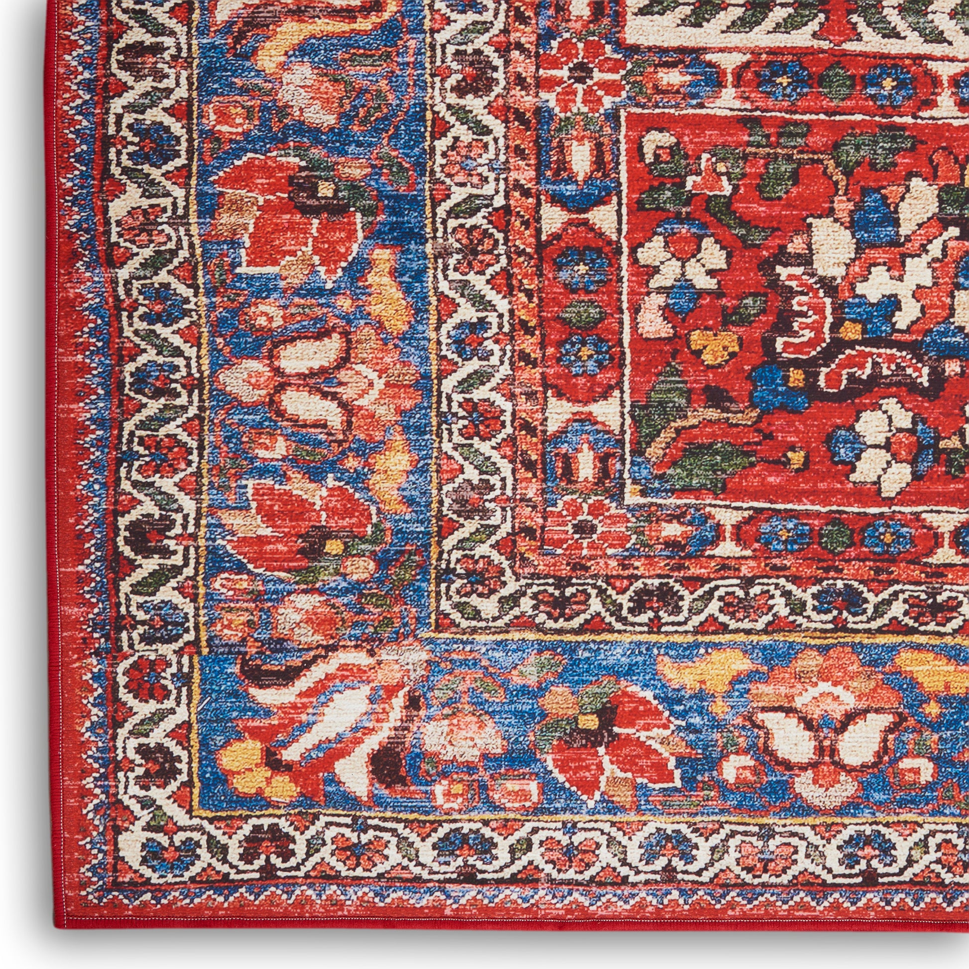 Nourison Home Fulton  Red  Traditional