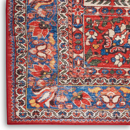 Nourison Home Fulton  Red  Traditional