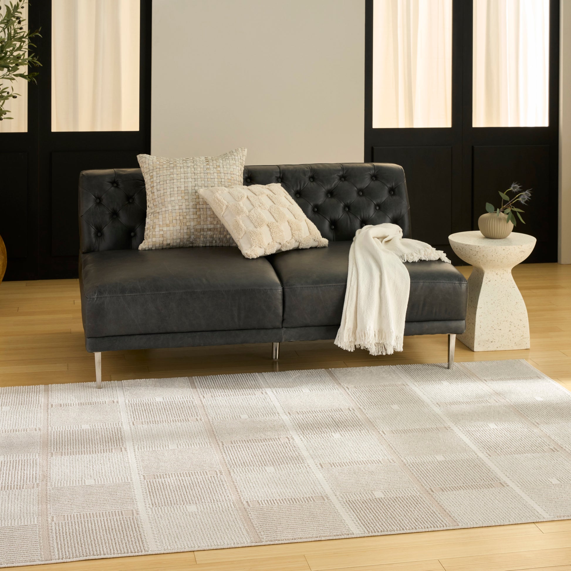 Nourison Home Nordic  Ivory Taupe  Contemporary
