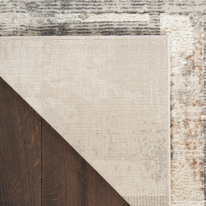 Nourison Home Sustainable Trends  Ivory Multicolor  Contemporary