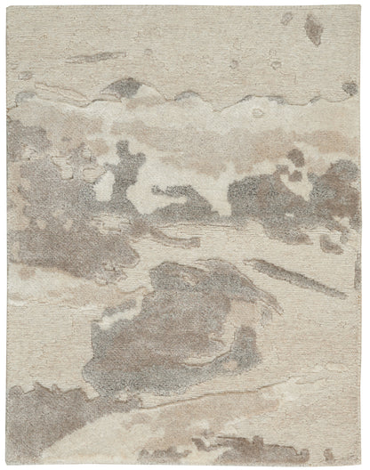 Nourison Home Divine DIV05 Ash Contemporary Hand Knotted Rug