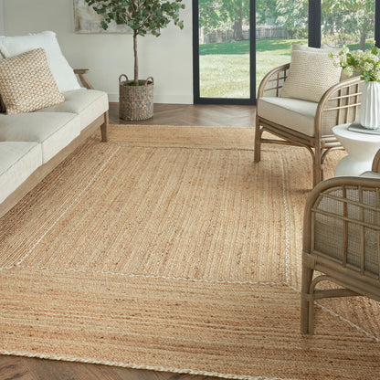Nourison Home Terrazzo Jute  Natural  Contemporary