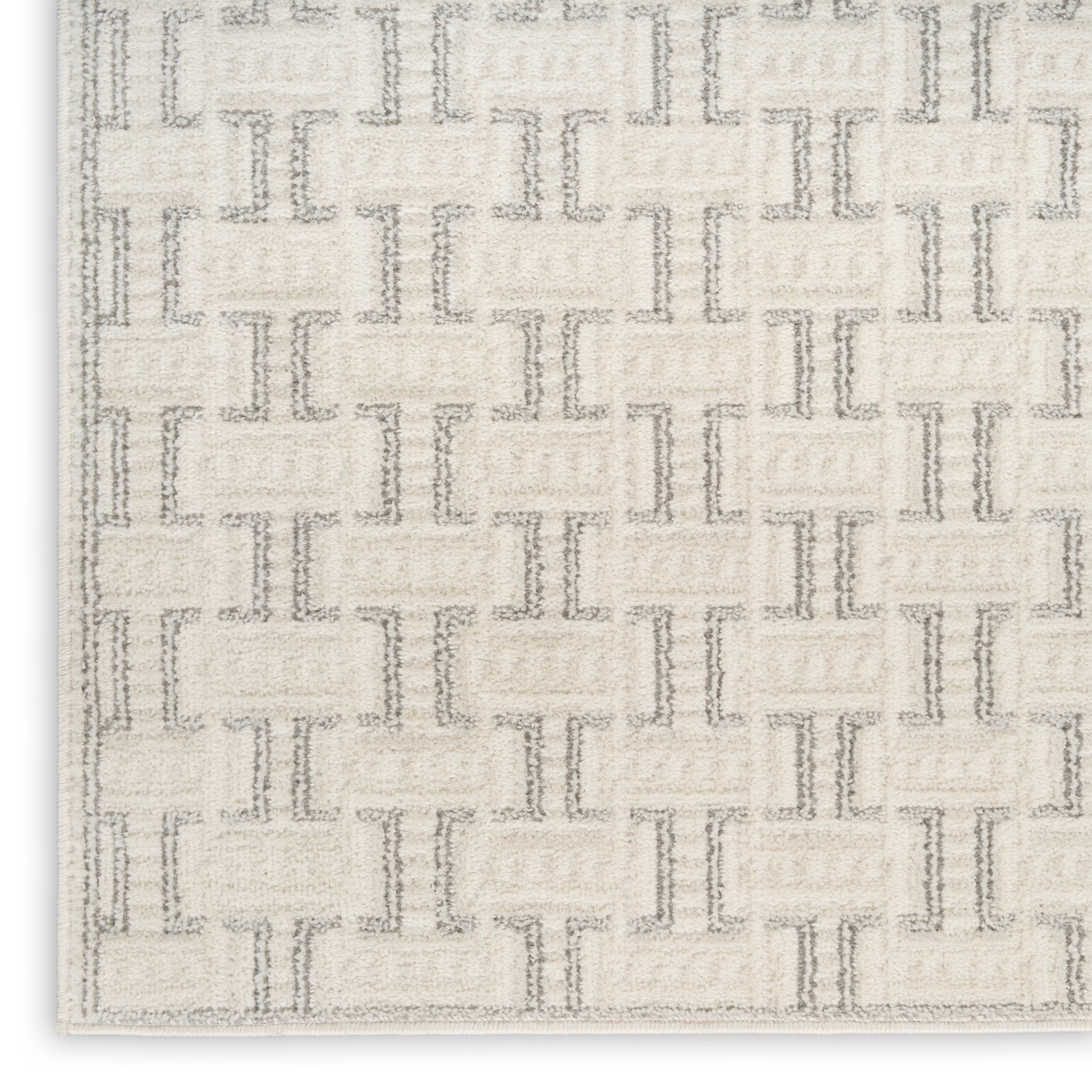 Nourison Home Nordic  Ivory Grey  Contemporary
