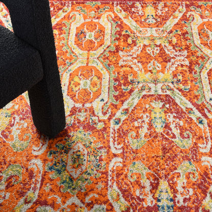 Nourison Home Allur  Red Multicolor  Transitional