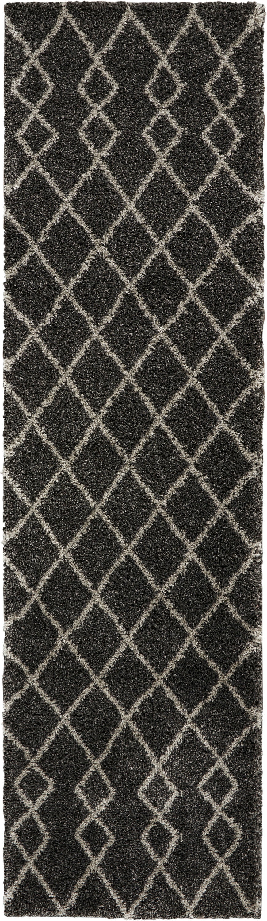 Nourison Home Martil MAT01 Charcoal Contemporary Power-loomed Rug