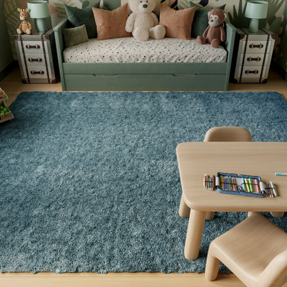 Nourison Home Dreamy Shag  Aqua  Contemporary