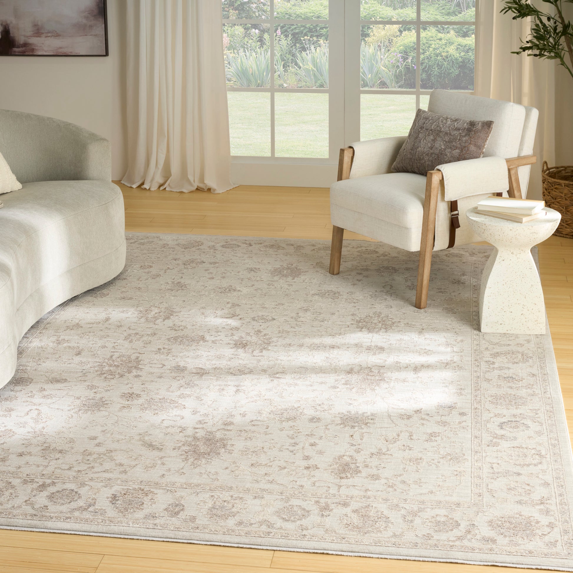 Nourison Home Shadows  Ivory  Traditional