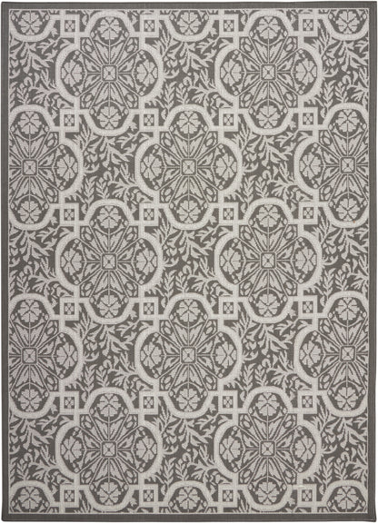 Nourison Home Aruba  Ivory Grey  Transitional