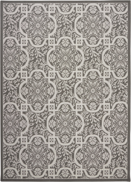 Nourison Home Aruba  Ivory Grey  Transitional