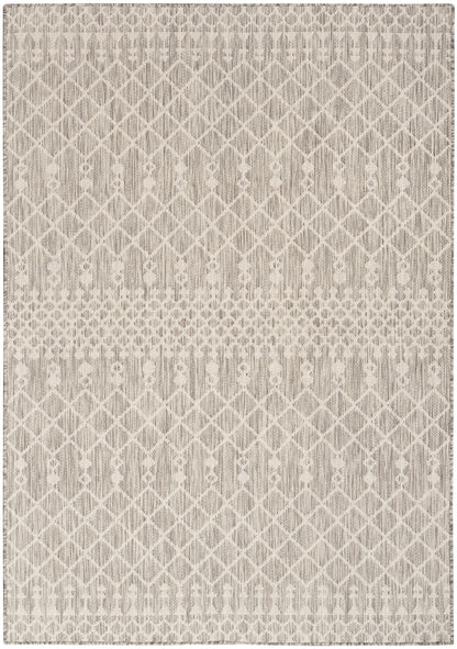 Nourison Home Positano POS02 Light Grey Contemporary Power-loomed Rug