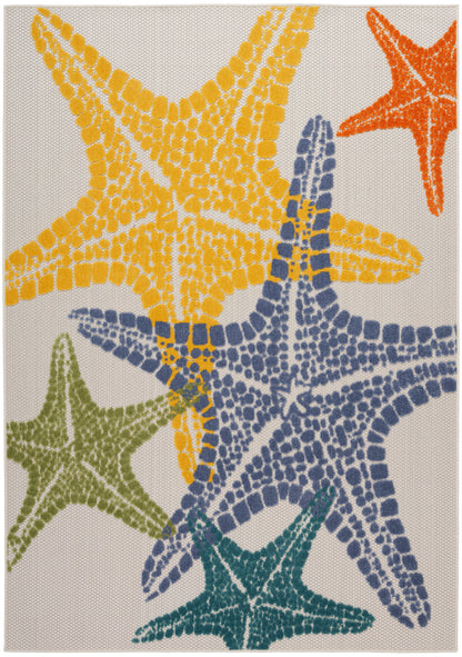 Nourison Home Aloha  Multicolor  Contemporary