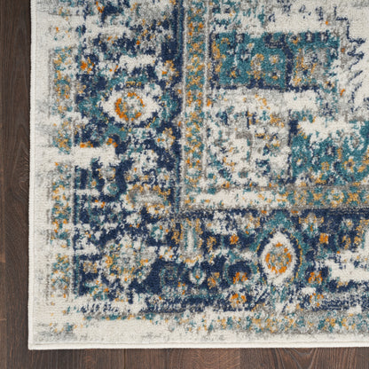 Nourison Home Passion  Ivory Grey Blue  Transitional