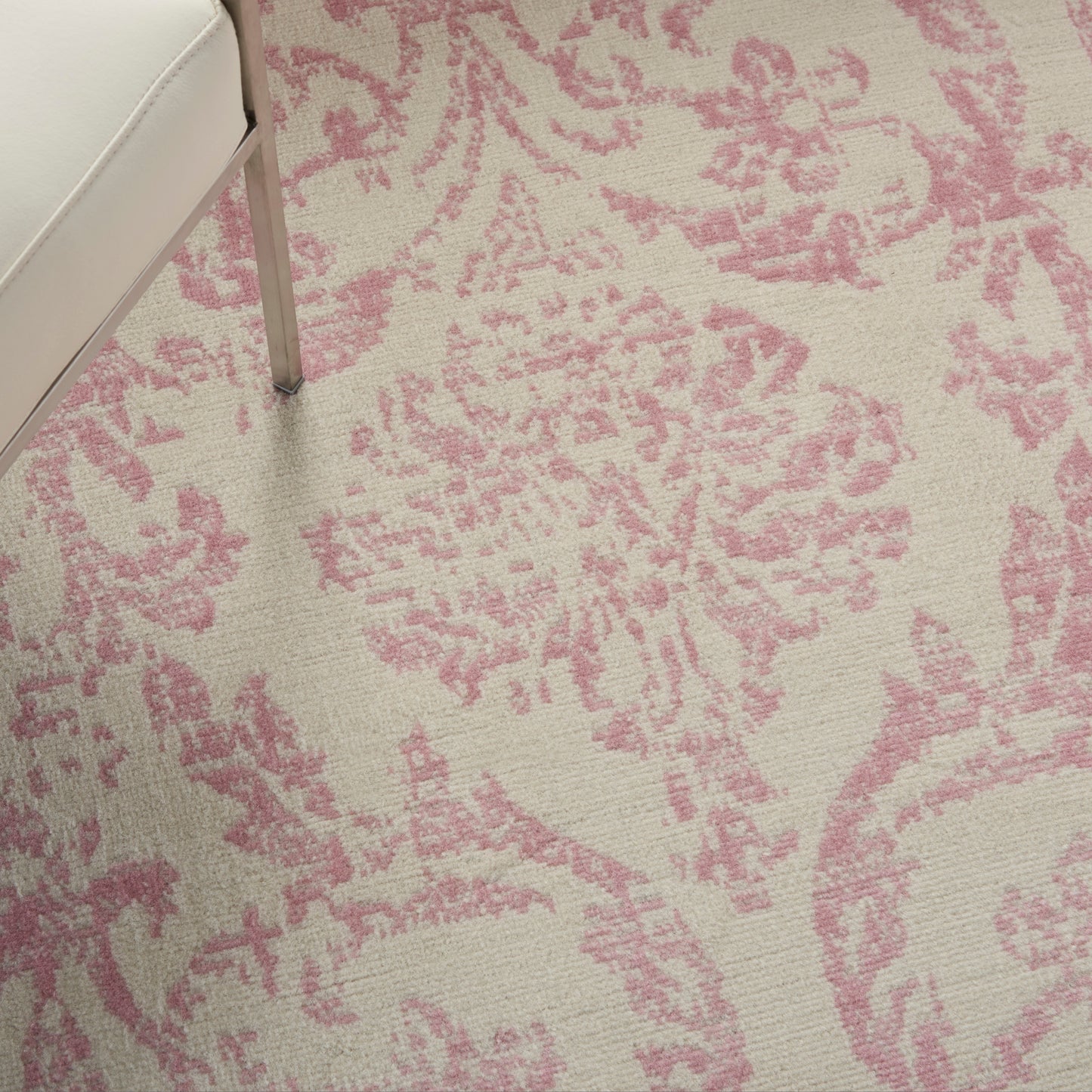 Nourison Home Jubilant  Ivory Pink  Transitional
