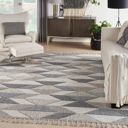 Nourison Home Paxton  Grey Charcoal  Contemporary