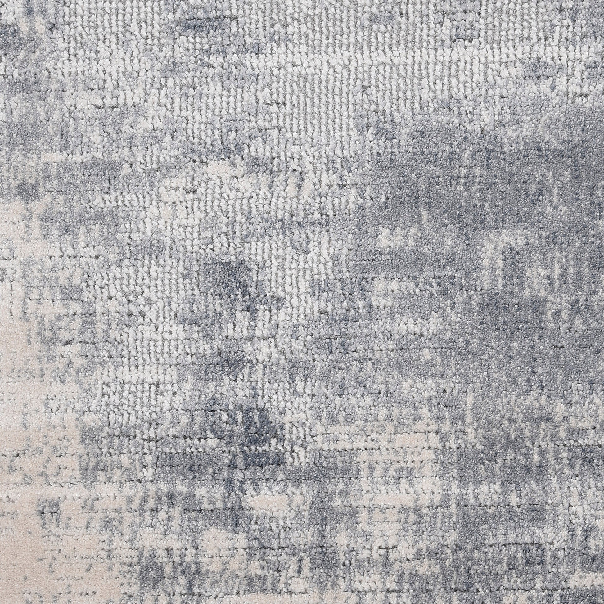 Nourison Home Rustic Textures  Blue Ivory  Contemporary