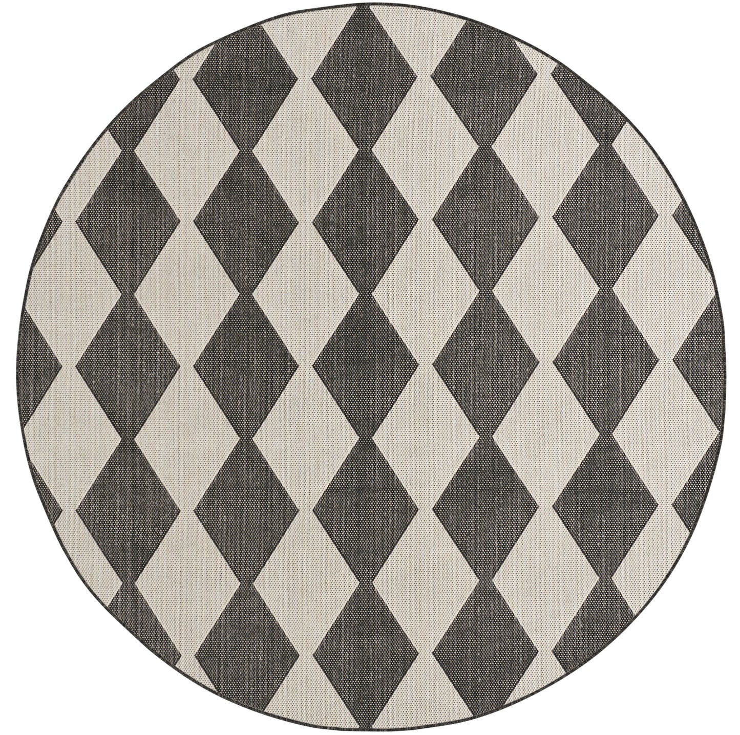 Nourison Home Positano POS04 Black Contemporary Power-loomed Rug