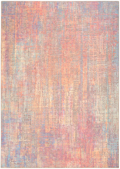 Nourison Home Botanical Washables BOT05 Multicolor Contemporary Machine Woven Rug