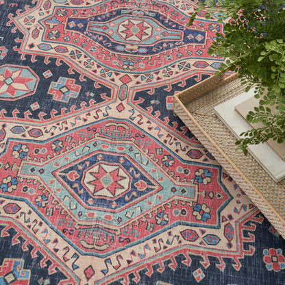 Nourison Home Vintage Home  Navy  Traditional