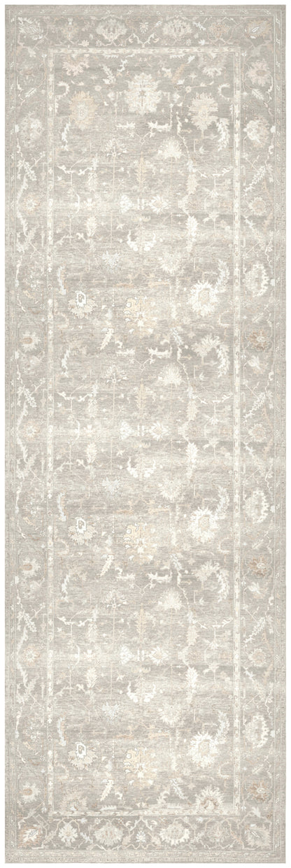 Nourison Home Vintage Washables VWS09 Grey Traditional Flat Weave Rug