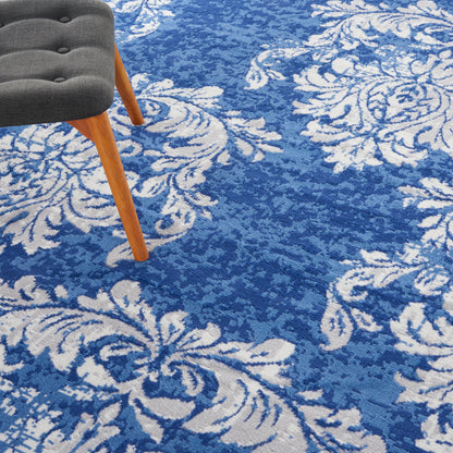 Nourison Home Whimsicle  Navy Ivory  Contemporary