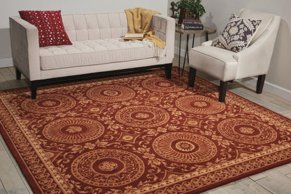 Nourison Home Versailles Palace  Brick  Traditional