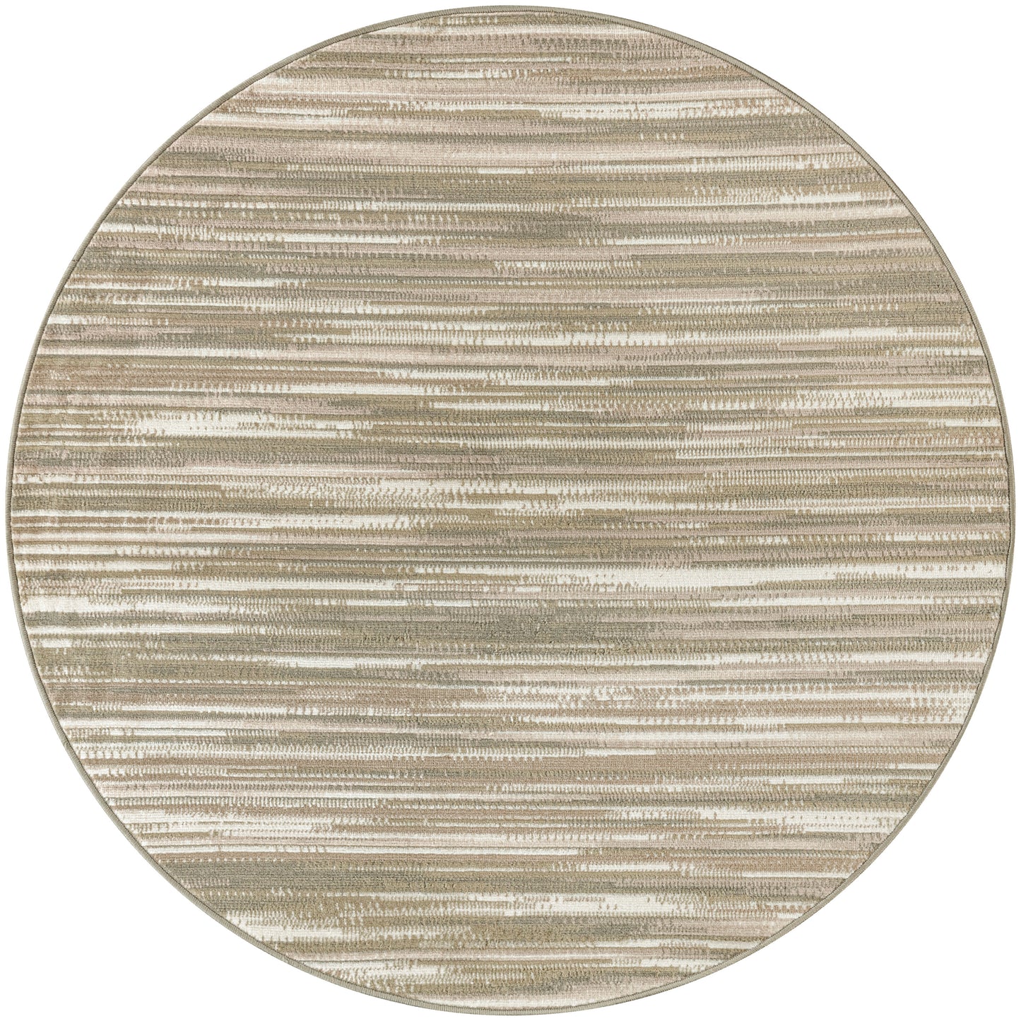 Nourison Home Jubilant JUB04 Green Ivory Contemporary Power-loomed Rug