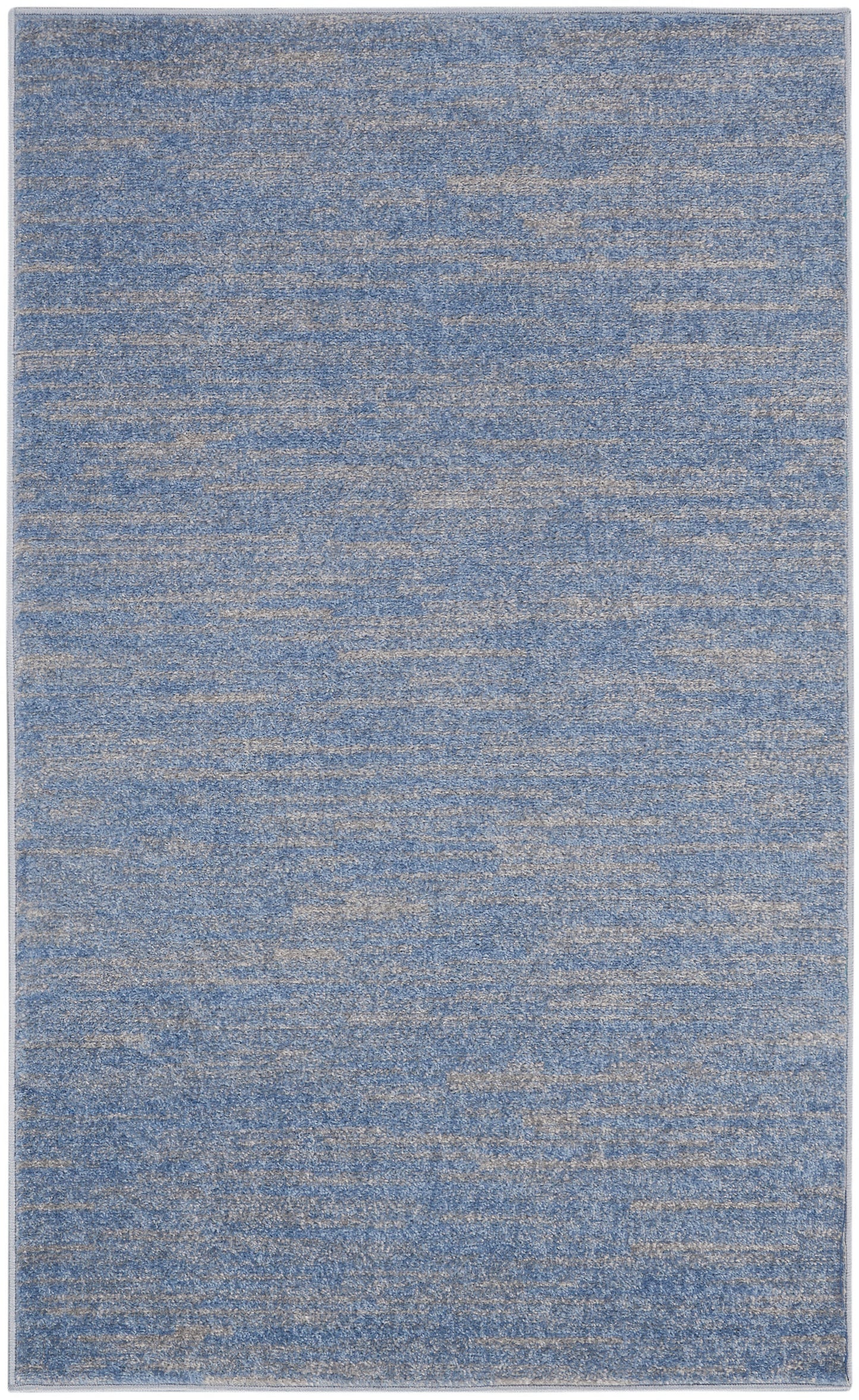 Nourison Home Nourison Essentials NRE01 Blue Grey Contemporary Power-loomed Rug