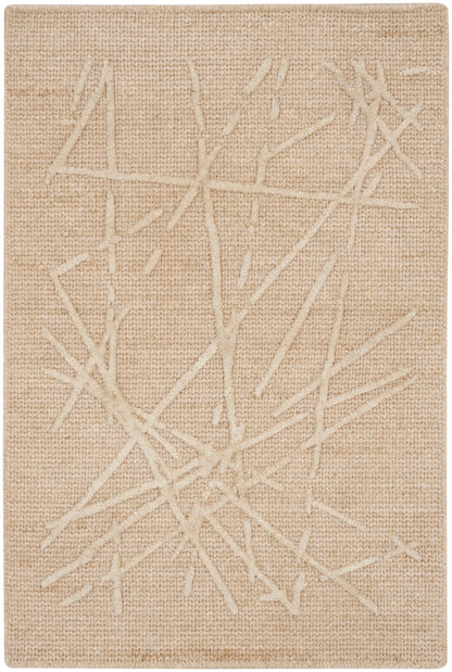 Calvin Klein CK044 Wander WND01 Natural Contemporary Hand Woven Rug