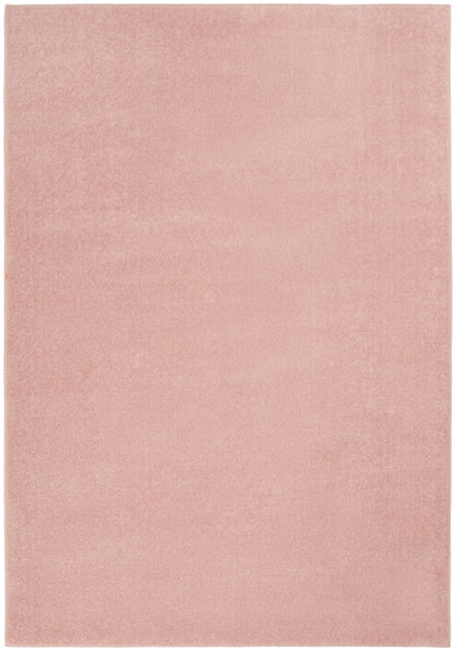 Nourison Home Nourison Essentials NRE01 Pink Contemporary Power-loomed Rug