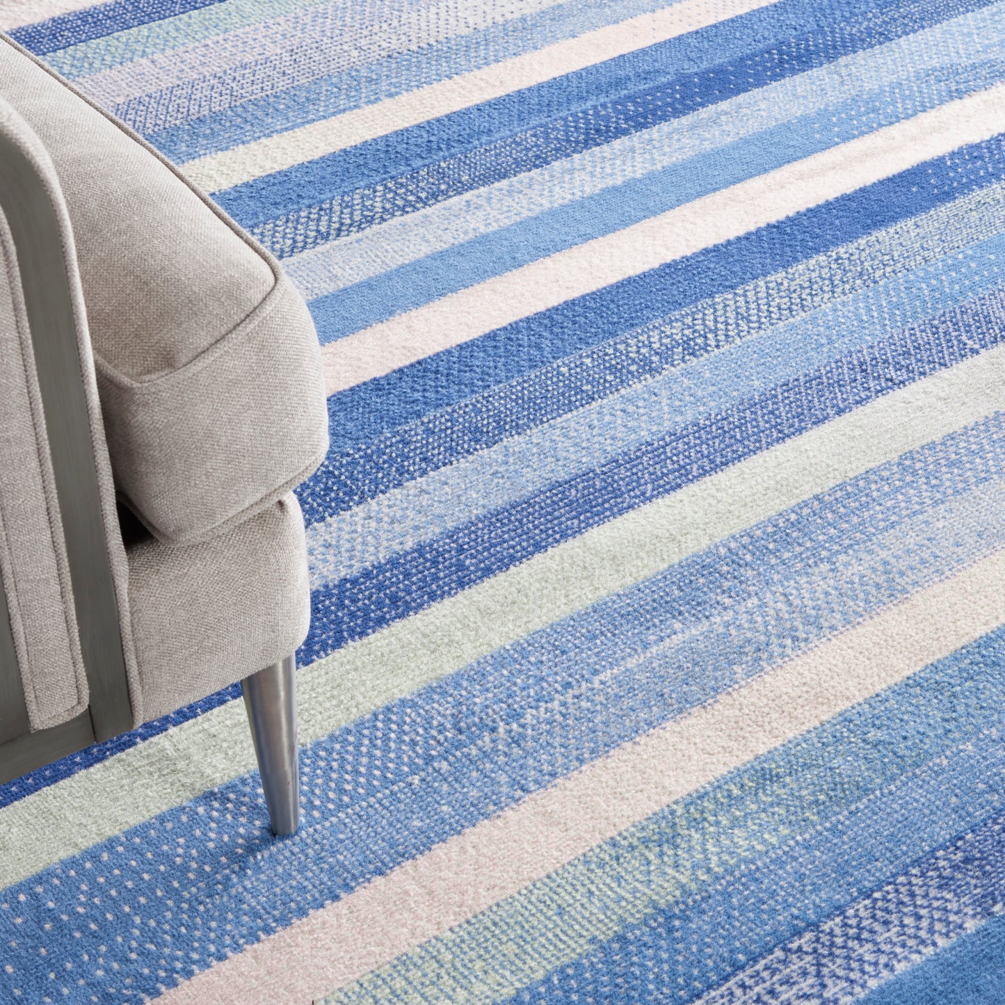 Nourison Home Whimsicle  Blue Multicolor  Contemporary