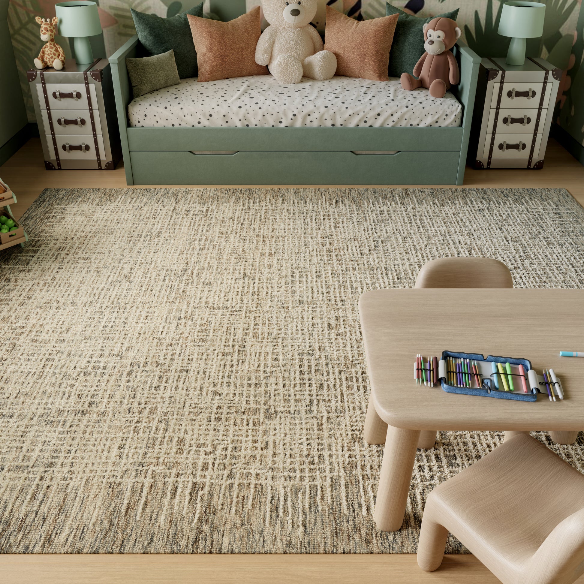 Nourison Home Colorado  Ivory Multicolor  Contemporary