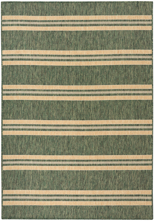 Nourison Home Horizon Indoor/Outdoor  Green  Contemporary