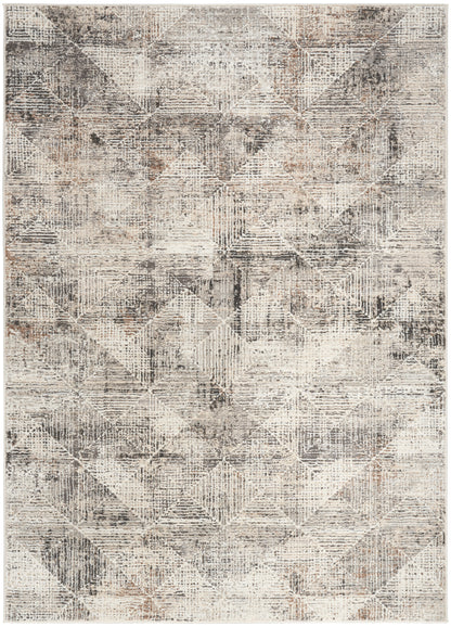 Nourison Home Sustainable Trends SUT08 Ivory Multicolor Contemporary Power-loomed Rug
