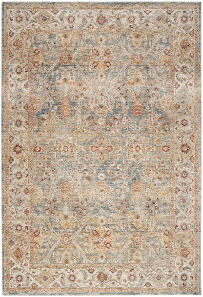 Nourison Home Sahar SHR03 Blue Traditional Power-loomed Rug