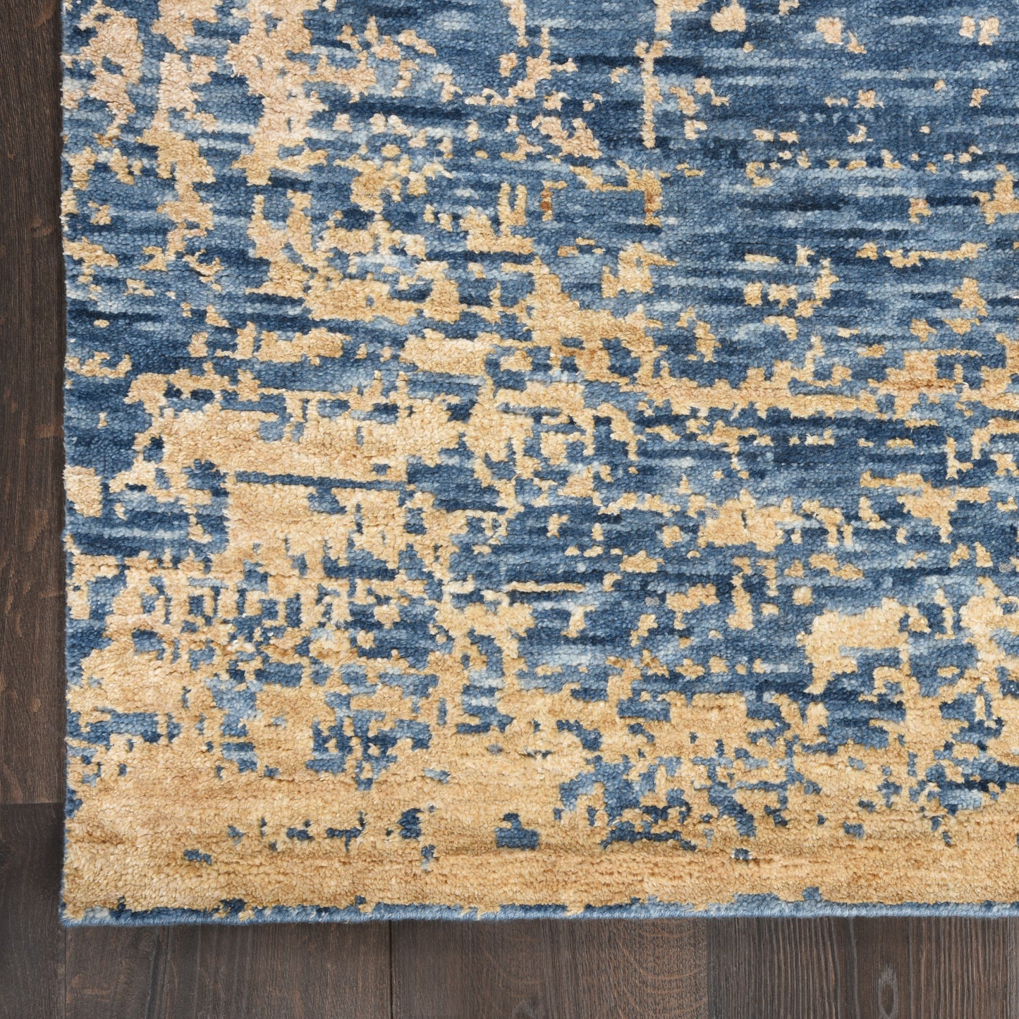 Nourison Home Luna  Dark Blue Mocha  Contemporary