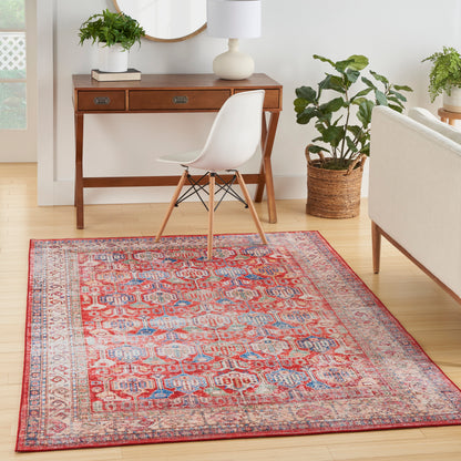 Nourison Home Fulton  Red  Traditional