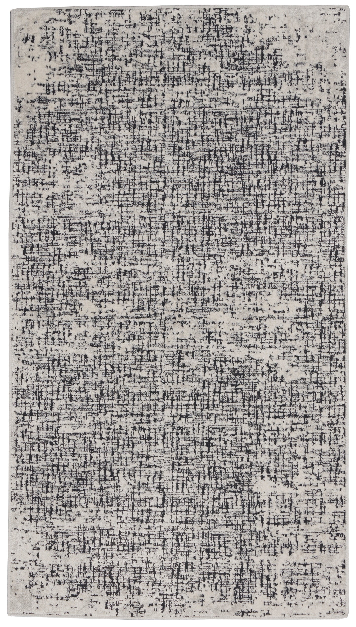 Calvin Klein CK970 Vapor CK971 Ivory Black Contemporary Power-loomed Rug