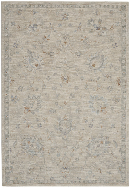 Nourison Home Infinite IFT04 Light Grey Traditional Power-loomed Rug