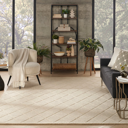 Nourison Home Wool Haven  Beige  Contemporary