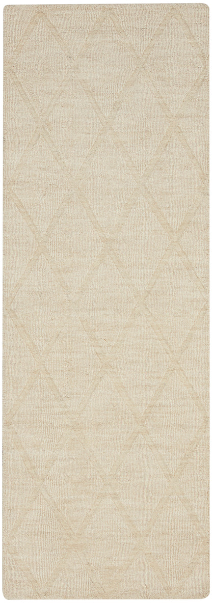 Nourison Home Wool Haven WOH01 Ivory Contemporary Hand Woven Rug