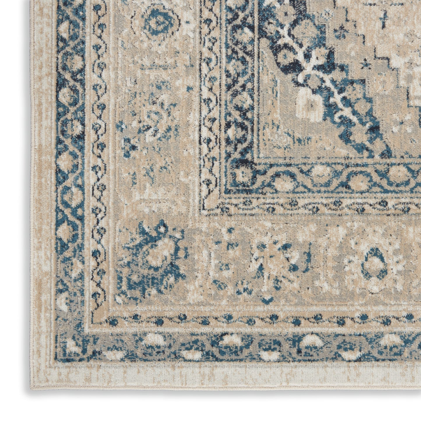Nourison Home Malta  Ivory Grey  Traditional