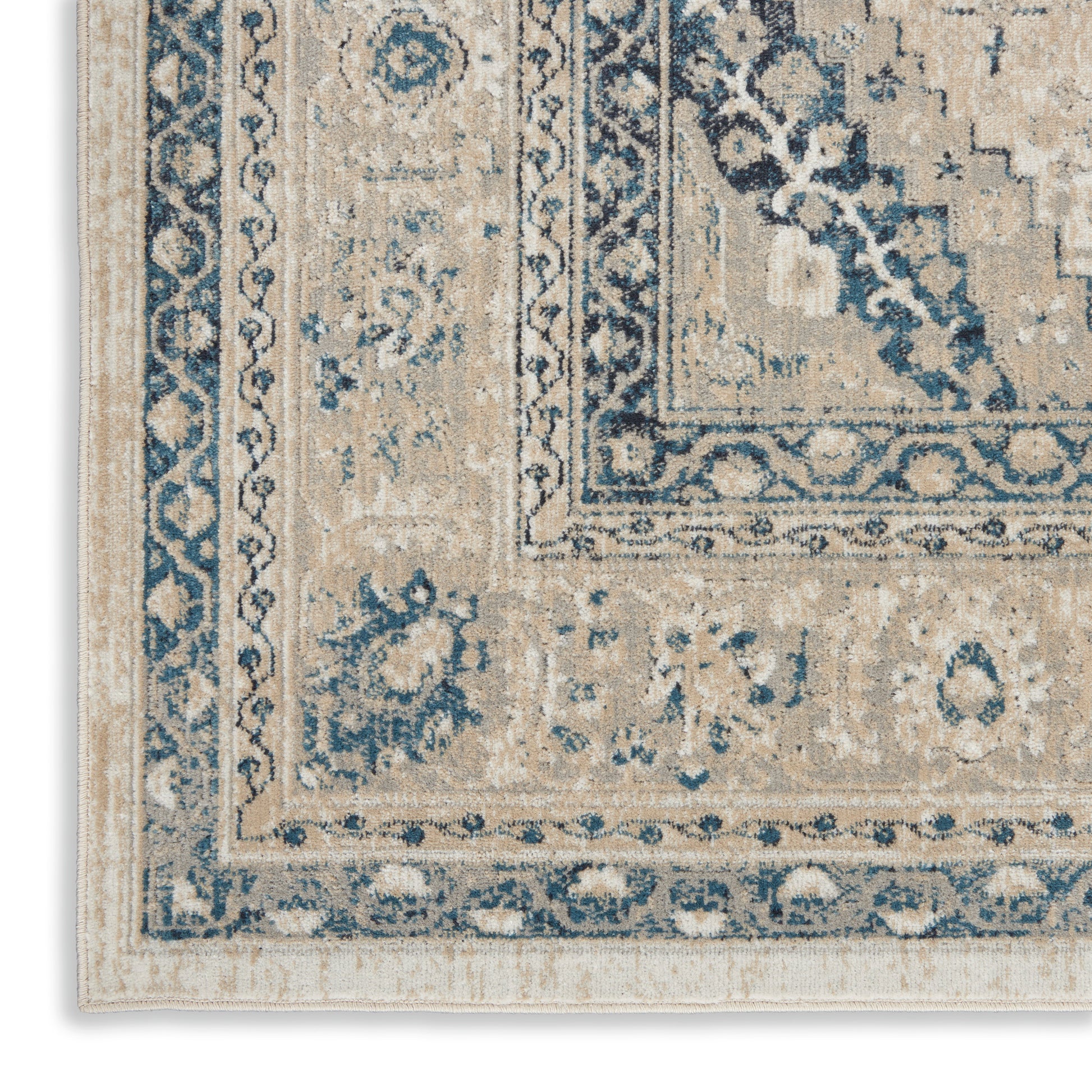 Nourison Home Malta  Ivory Grey  Traditional