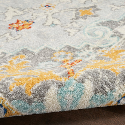 Nourison Home Passion  Grey Multicolor  Traditional