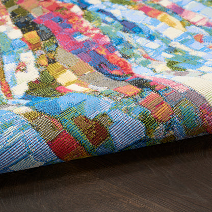 Nourison Home Color Splash  Multicolor  Contemporary