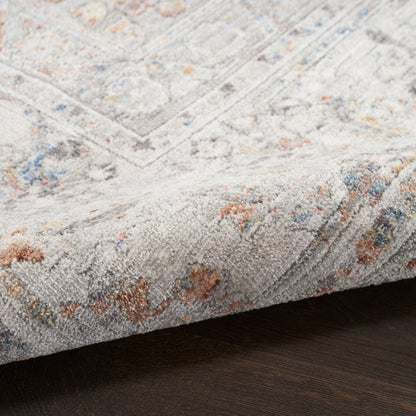 Nourison Home Elegant Heirlooms  Ivory Blue  Traditional