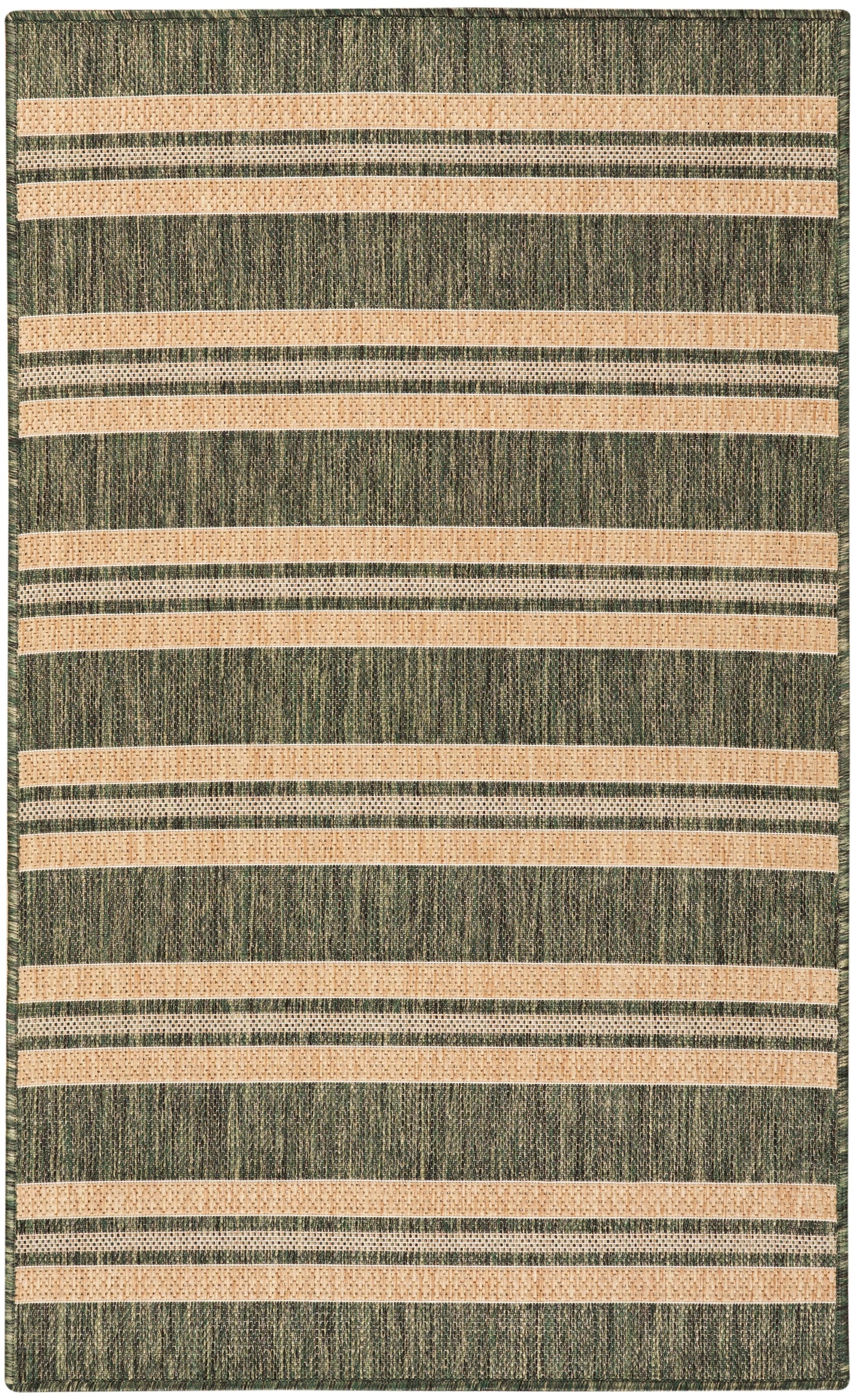Nourison Home Horizon Indoor/Outdoor HOZ05 Green Contemporary Power-loomed Rug