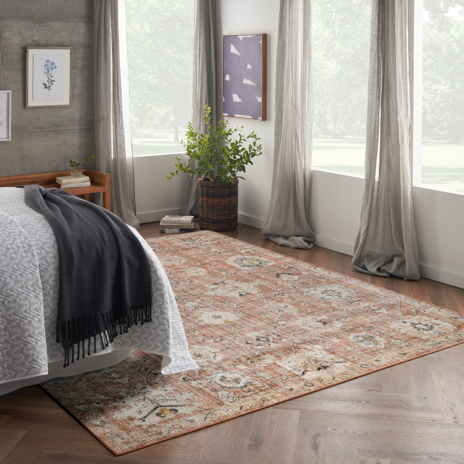 Nourison Home Oushak Home  Rust  Traditional