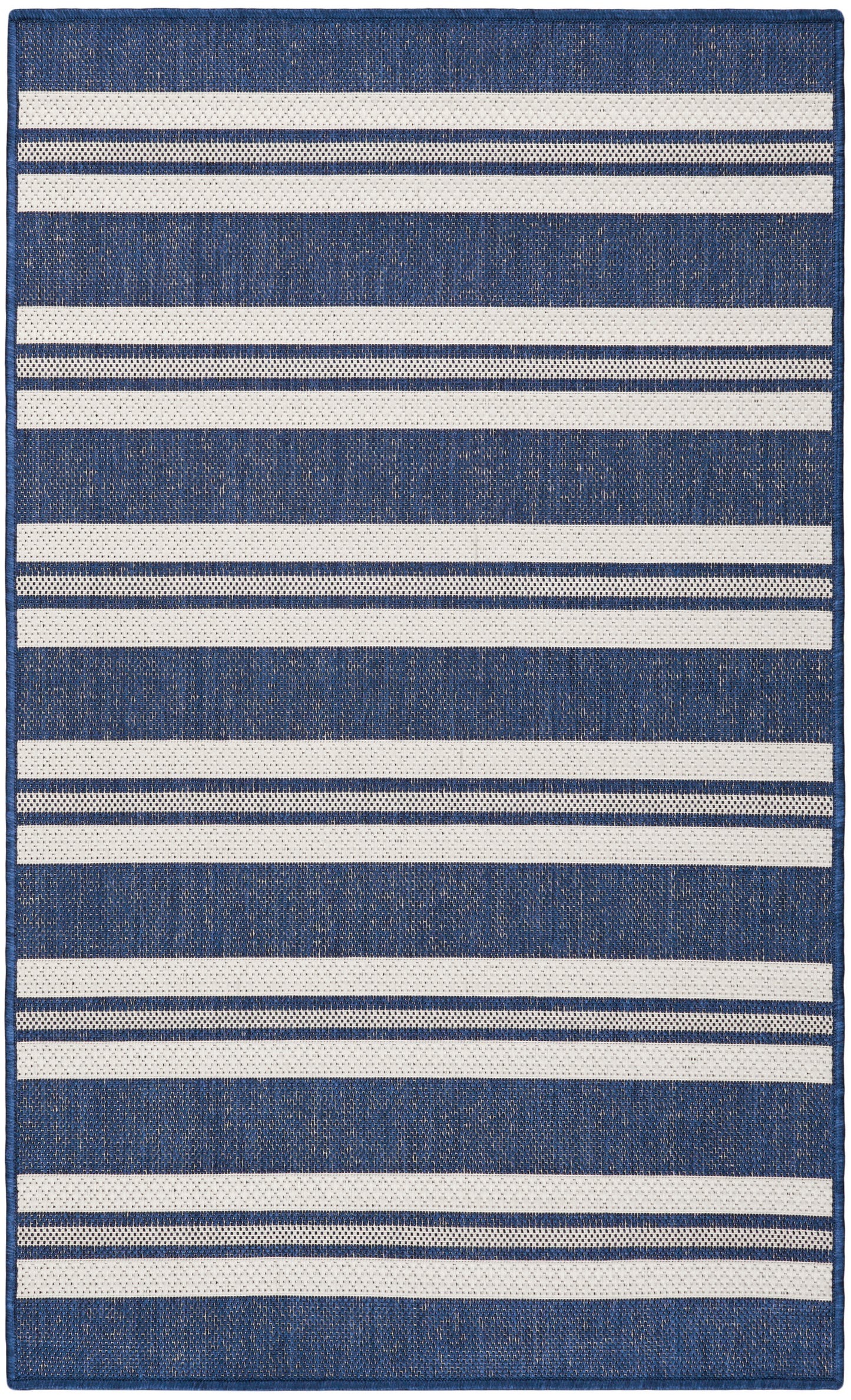 Nourison Home Horizon Indoor/Outdoor HOZ05 Navy Contemporary Power-loomed Rug